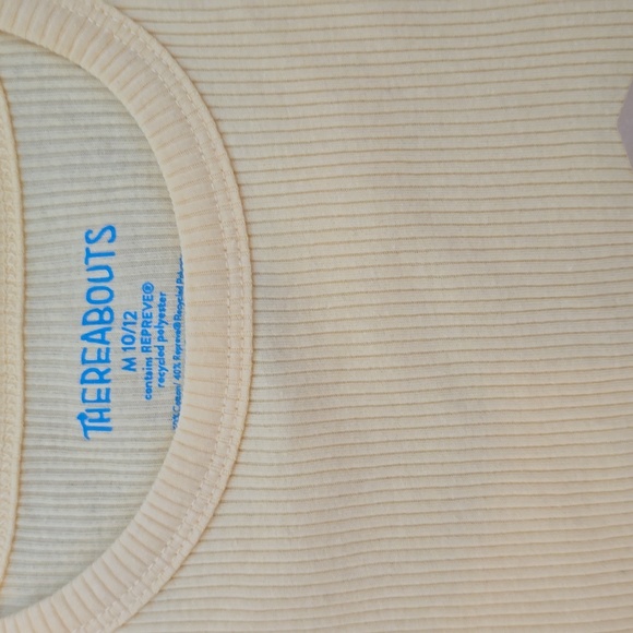 THEREABOUTS BRAND GIRLS PINK. WHITE, & YELLOW SUMMER TOPS SIZE MEDIUM 10-12 - Picture 13 of 15